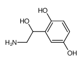 2-amino-1-(2,5-dihydroxy-phenyl)-ethanol结构式