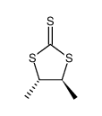 (4S,5S)-4,5-dimethyl-1,3-dithiolane-2-thione结构式