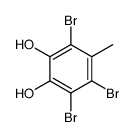 3,4,6-tribromo-5-methylbenzene-1,2-diol Structure