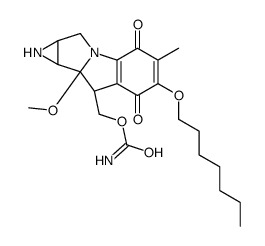 7-Heptyloxy-7-demethoxymitomycin A Structure