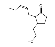 3-(2-hydroxyethyl)-2-[(Z)-2-pentenyl]-1-cyclopentanone Structure