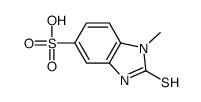 1-methyl-2-sulfanylidene-3H-benzimidazole-5-sulfonic acid Structure