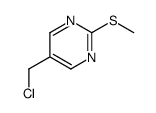 5-(chloromethyl)-2-methylsulfanylpyrimidine Structure