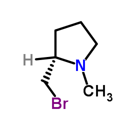 (S)-2-Bromomethyl-1-methyl-pyrrolidine Structure