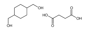 butanedioic acid,[4-(hydroxymethyl)cyclohexyl]methanol Structure