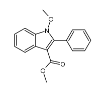 methyl 1-methoxy-2-phenyl-1H-indole-3-carboxylate Structure