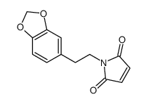 1-[2-(1,3-benzodioxol-5-yl)ethyl]pyrrole-2,5-dione Structure