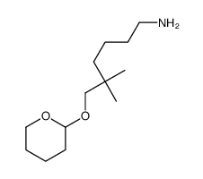 5,5-dimethyl-6-(oxan-2-yloxy)hexan-1-amine结构式