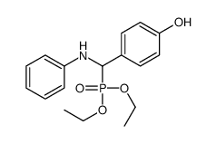 4-[anilino(diethoxyphosphoryl)methyl]phenol Structure