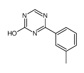 6-(3-methylphenyl)-1H-1,3,5-triazin-2-one结构式