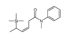 N-methyl-N-phenyl-5-trimethylsilylhex-3-enamide结构式