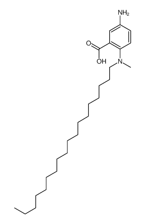 5-amino-2-[methyl(octadecyl)amino]benzoic acid Structure
