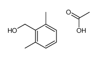 acetic acid,(2,6-dimethylphenyl)methanol结构式