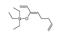 triethyl(octa-1,3,7-trien-3-yloxy)silane Structure