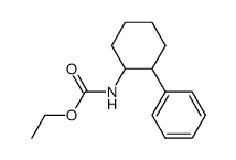 (2-Phenyl-cyclohexyl)-carbamic acid ethyl ester结构式