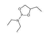 N,N,4-triethyl-1,3,2-dioxaphospholan-2-amine结构式