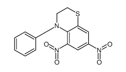5,7-dinitro-4-phenyl-2,3-dihydro-1,4-benzothiazine结构式