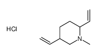 2,5-bis(ethenyl)-1-methylpiperidine,hydrochloride Structure