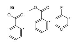 methyl 2-[(4-fluorophenyl)-(2-methoxycarbonylphenyl)bismuthanyl]benzoate结构式