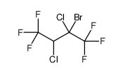 2-bromo-2,3-dichloro-1,1,1,4,4,4-hexafluorobutane结构式