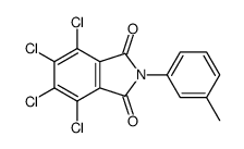 4,5,6,7-tetrachloro-2-(3-methylphenyl)isoindole-1,3-dione结构式