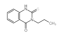 3-propyl-2-sulfanylidene-1H-quinazolin-4-one结构式