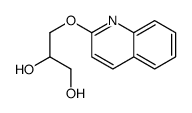 3-(2-Quinolyloxy)-1,2-propanediol Structure