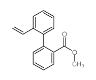 [1,1'-Biphenyl]-2-carboxylicacid, 2'-ethenyl-, methyl ester结构式