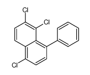 1,2,5-trichloro-8-phenylnaphthalene Structure