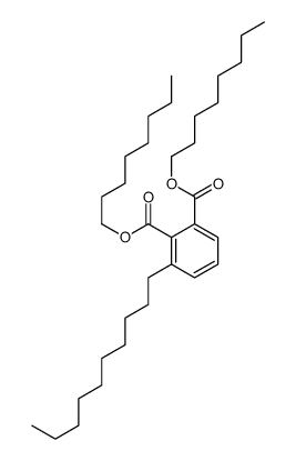 Dioctyl decyl-1,2-benzenedicarboxylate Structure