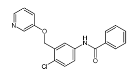 N-[4-chloro-3-(pyridin-3-yloxymethyl)phenyl]benzamide Structure