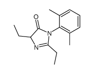 1-(2,6-dimethylphenyl)-2,4-diethyl-4H-imidazol-5-one结构式