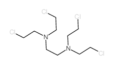1,2-Ethanediamine,N1,N1,N2,N2-tetrakis(2-chloroethyl)- Structure