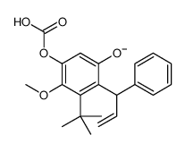 3-tert-butyl-5-carboxyoxy-4-methoxy-2-(1-phenylprop-2-enyl)phenolate Structure