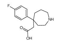 2-[4-(4-fluorophenyl)azepan-4-yl]acetic acid Structure
