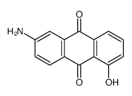 6-amino-1-hydroxyanthracene-9,10-dione结构式