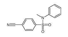4-cyano-N-methyl-N-phenylbenzenesulfonamide结构式