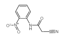 2-Cyano-N-(2-nitrophenyl)acetamide Structure