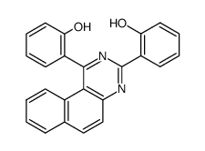 2,2'-benzo[f]quinazoline-1,3-diyl-bis-phenol结构式