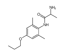 2-amino-N-(2,6-dimethyl-4-propoxyphenyl)propanamide Structure