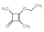 3-ethoxy-2,4-dimethyl-cyclobut-2-en-1-one Structure