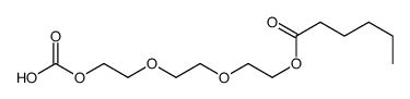 2-[2-(2-carboxyoxyethoxy)ethoxy]ethyl hexanoate Structure