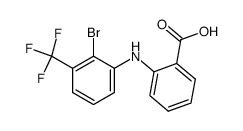 Benzoic acid,2-[[2-bromo-3-(trifluoromethyl)phenyl]amino]- Structure