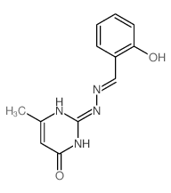 4-羟基-2-(2-羟基亚苄基肼)-6-甲基嘧啶图片