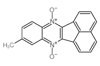 9-methyl-7-oxidoacenaphthyleno[2,1-b]quinoxalin-12-ium 12-oxide Structure