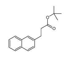 tert-butyl 3-naphthalen-2-ylpropanoate结构式