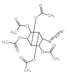 imino-(2,3,4,5,6-pentaacetyloxycyclohexyl)imino-azanium Structure