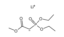 methyl diethylphosphonoacetate lithium salt Structure