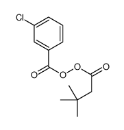 3,3-dimethylbutanoyl 3-chlorobenzenecarboperoxoate结构式