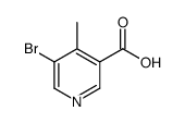 5-bromo-4-methylpyridine-3-carboxylic acid structure